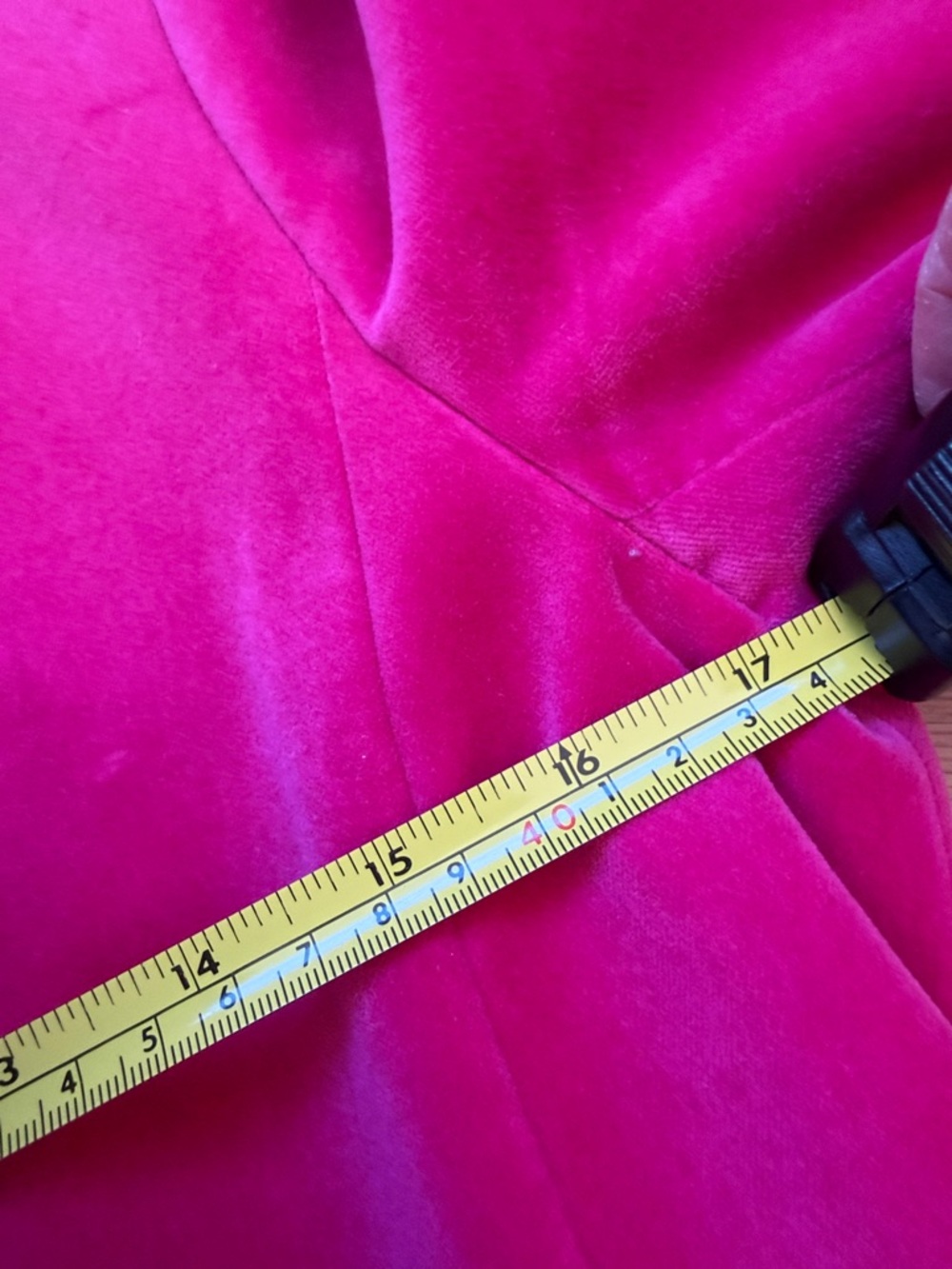 Women's Talbots Aberdeen Blazer Jacket Pink Velvet Size 4 - Picture 10 of 11